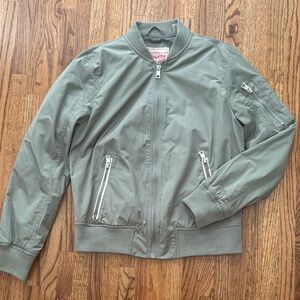 Levi Green Bomber Jacket